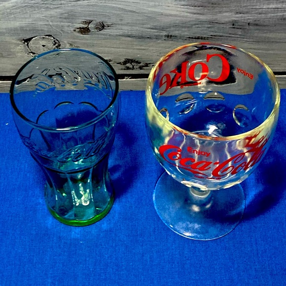 VINTAGE COCA-COLA GLASSES - Picture 2 of 4